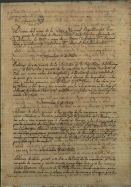 Diario de a bordo de la goleta paraguaya de guerra, “República del Paraguay” en misión por el exterior.