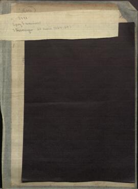 Oficio de Francisco López, al Juez y ayudante Antonio Aguilar, pidiendo noticias sobre sobre fuerzas paraguayas.