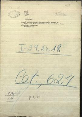 Copia nota de fecha 30 de noviembre de 1851 del señor Honorio Hermeto Carneiro León al señor Pedro de Alcántara Bellegarde.