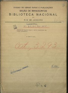 Oficios de Venancio López, Ministro de Guerra y Marina de Paraguay a varios Comandantes de las fuerzas paraguayas.