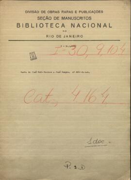 Carta de Jose Rufo Caminos, Cónsul de Paraguay a Jose Berges, Mtro. de Relaciones Exteriores de Paraguay.