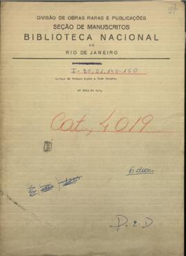 Cartas de Francisco Solano López, Pdte. de Paraguay a Jose Berges, Mtro. de Relaciones Exteriores de Paraguay.