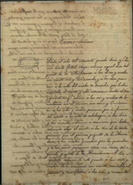 Carta de Manuel Peña a los cónsules del Paraguay, informándoles sobre las etapas del viaje de la goleta.
