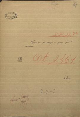 Oficio de José Berges Ministro de Relaciones Exteriores del Paraguay a Juan Jose de Herrera, Ministro de igual clase de Uruguay.