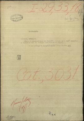 Copias de comunicaciones del Ministerio de Relaciones Exteriores de Argentina, Rufino de Elizalde, dirigido a Juan Andres Gelly y Obes.