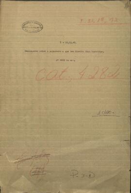 Memorándum sobre el pago a que tiene derecho, el maquinista inglés John Cambridge.