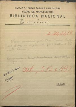 Permiso concedido por Carlos Antonio López, Presidente del Paraguay, a Pedro Nolasco Decoud.