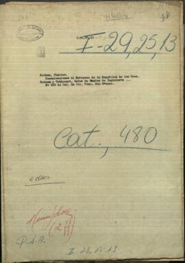 Comunicaciones al Gobierno de la República de los señores Hotham y Treouart, jefes de la marina de Inglaterra y Francia en el plata.