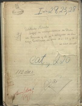 Legajo de correspondencia del Dictador Francia y Subdelegado Santiago Ortellado (Parte 1)