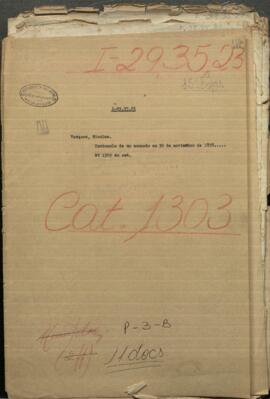 Protocolo de un acuerdo del 30 de noviembre de 1858 entre el Ministro de R. E. y el cónsul de Inglaterra en la Asunción.