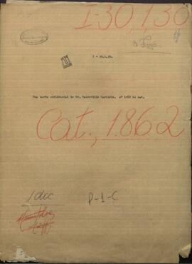 Una carta confidencial de Mr. Mandeville Carlisle fecha 2 de marzo dirigida a José Berges.