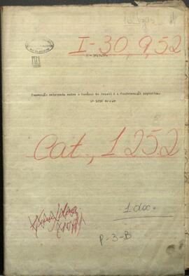 Convención celebrada entre el gobierno imperial del Brasil y la Confederacion Argentina sobre la navegación.