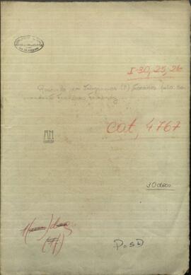 Telegramas intercambiados por el Comandante Francisco Fernández, Ministro de Guerra y Marina de Paraguay.