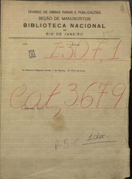 Un Decreto Supremo del Presidente de Paraguay, Francisco Solano López.