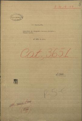 Relatorio de Alejandro Hermosa, Comandante de campamento de Humaitá, dirigido al Presidente de Paraguay, Francisco S. López.