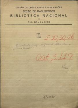 Importante artículo del General Mitre sobre la política brasilera en el Rio de la Plata.