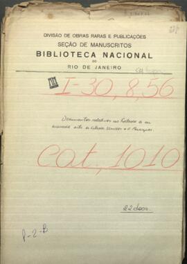 Documentos relativos al tratado a ser firmado entre los Estados Unidos y el Paraguay.