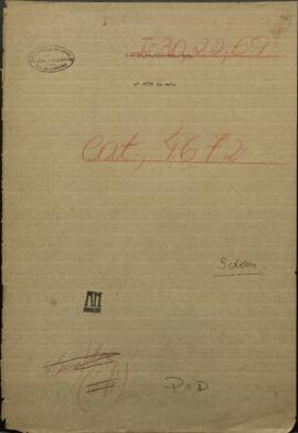 Cartas de Gumesindo Benítez a Cuverville, Encargado del Consulado de Francia.