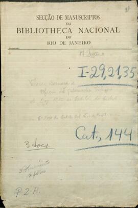 Un oficio del gobernador Velazco de diciembre de 1810 al cabildo de esta ciudad