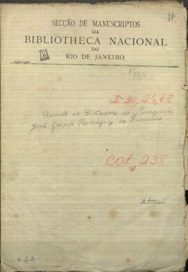 Decreto de José Gaspar Rodríguez de Francia sobre el pago de permiso de públicos