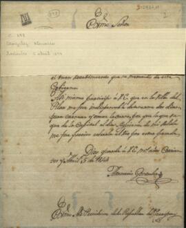 Cartas de Atanasio González enviado de Paraguay comunicando a Carlos Antonio López, Presidente de esta República, su llegada a Corrientes.
