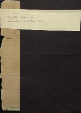 Carta de Juan Jose Brizuela, Cónsul de Paraguay en Montevideo, dirigida a Jose Berges Ministro de Relaciones Exteriores de Paraguay.