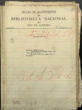 Correspondencia cambiada entre el Ministerio de Relac. Exteriores de la Rca y el cónsul de S. M. B. sobre asunto Constatt.