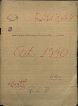 Cartas y facturas de William Stewart y Robert Stewart y otros a Francisco Solano López.