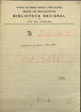 Relatorios de Jose Berges, Ministro de Relaciones Exteriores de Paraguay a Francisco S. López, Pdte. de Paraguay.