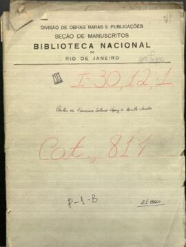 Cartas de Francisco Solano López a los ministros de Relaciones Exteriores del Paraguay, Benito Varela y su sucesor José Falcón.