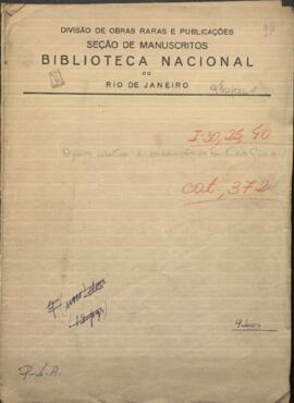 Oficios relativos a la mediación de Fructuoso Rivera, comandante en jefe de las fuerzas uruguayas.